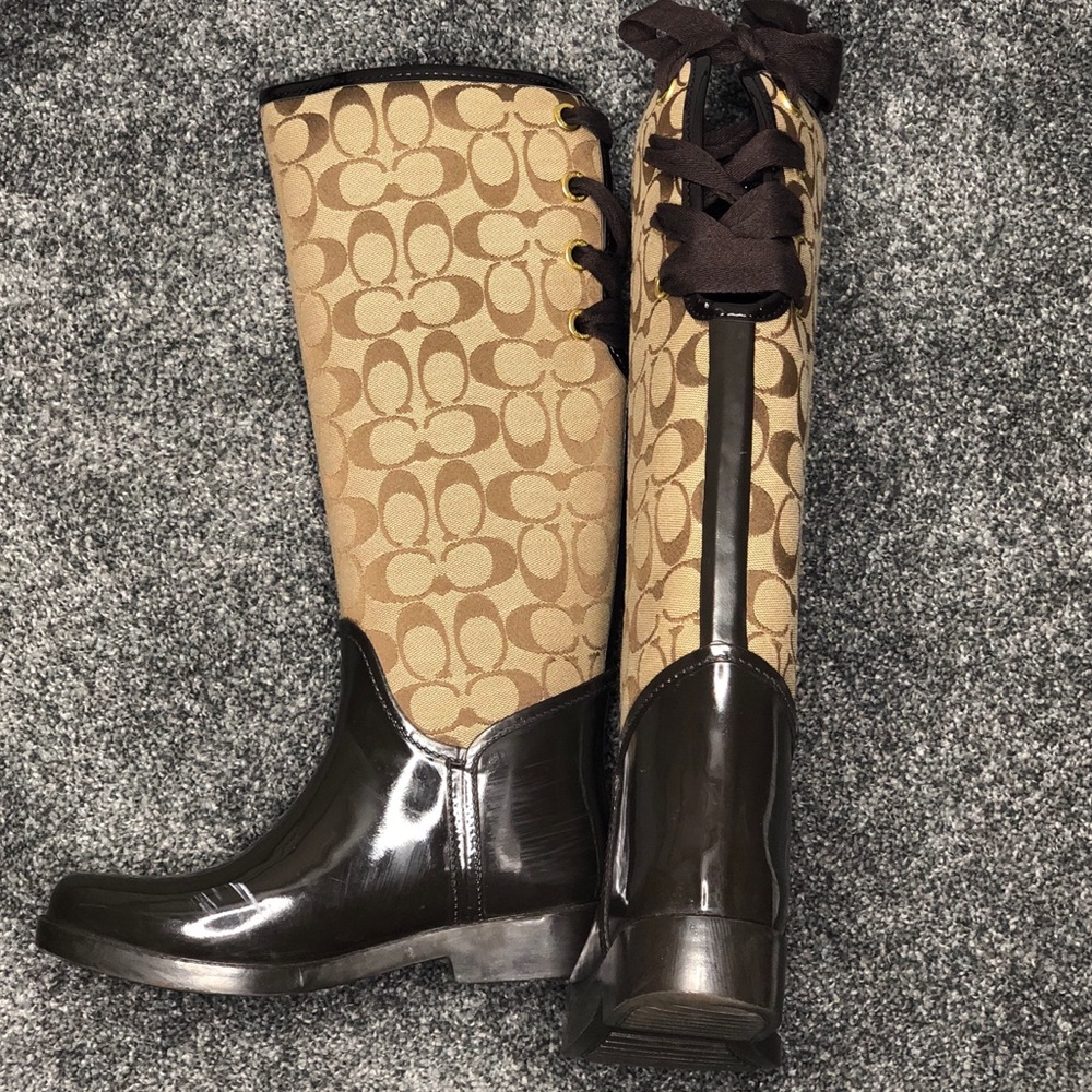 Coach Rain boots - Picture 3 of 5